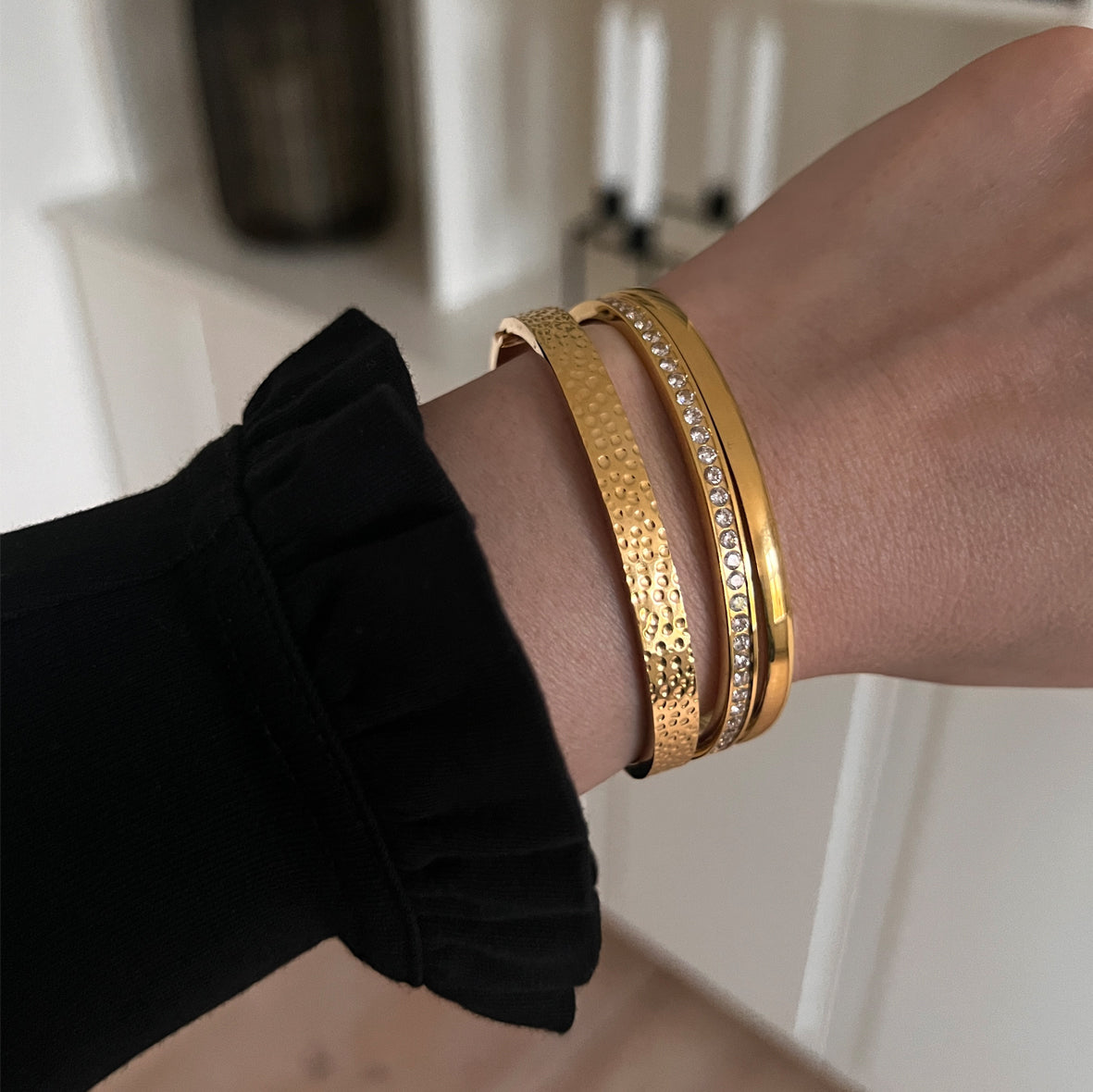 Aurora guldbelagt classic armring