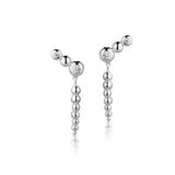 Timeless örhängen i silver med zirkonia