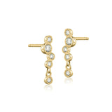 Romance örhängen i 18 karats förgyllt silver med zirkonia