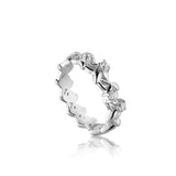 Forest ring i silver med zirconia