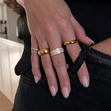 Bianca lux ring med zirkonia