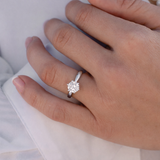 Forest ring i silver med stora zirconia