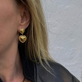 Poetry örhängen med stenar och sötvattenspärlor