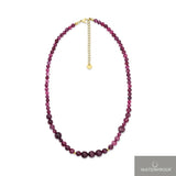 Gail-halsband med rubinkvarts