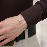 Timeless armband i silver med zirkonia