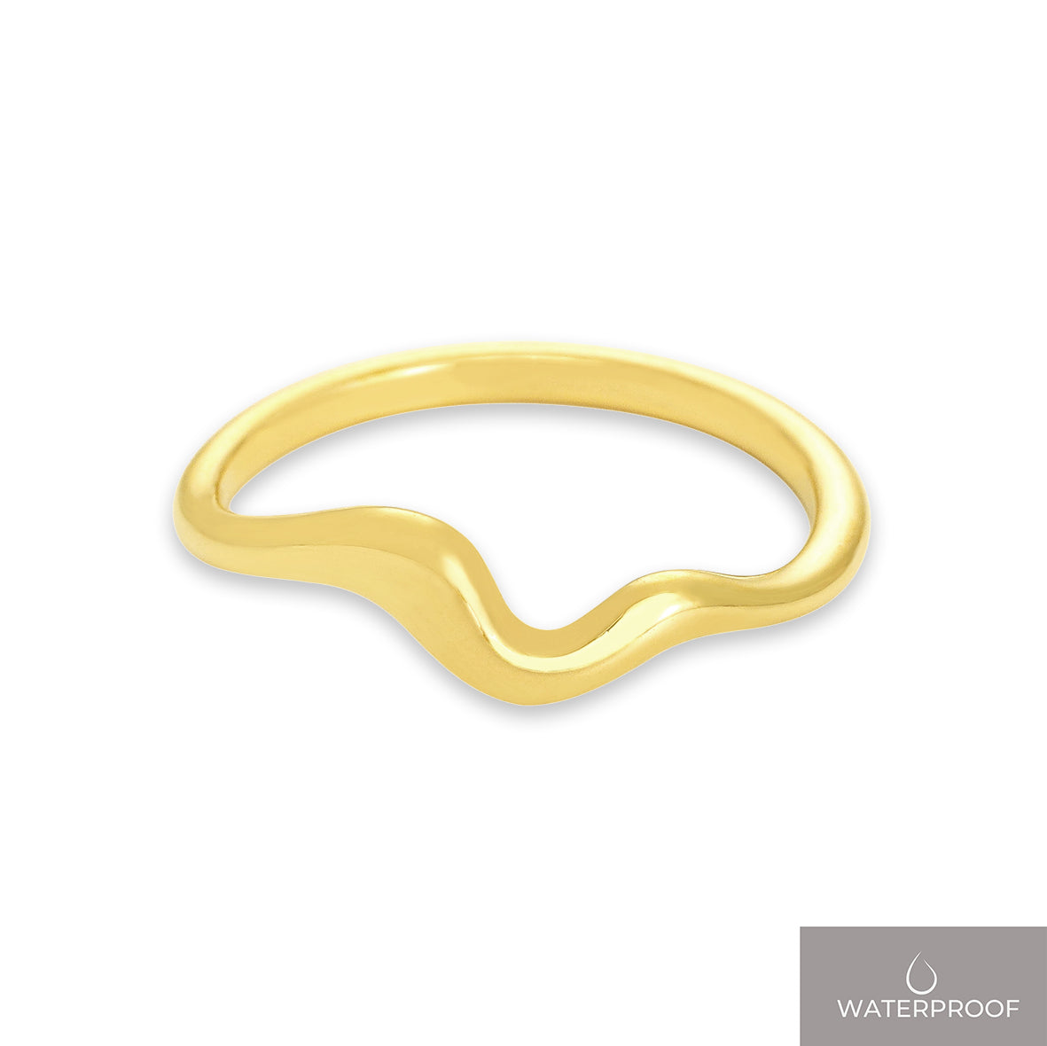 Alexandra small wave ring